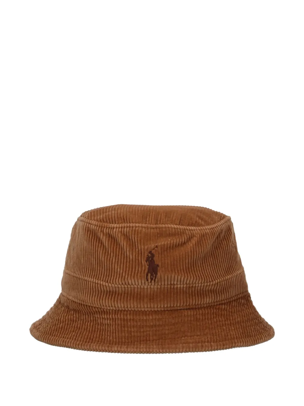 Polo Ralph Lauren corduroy logo-detail bucket hat | Brown | Image 1