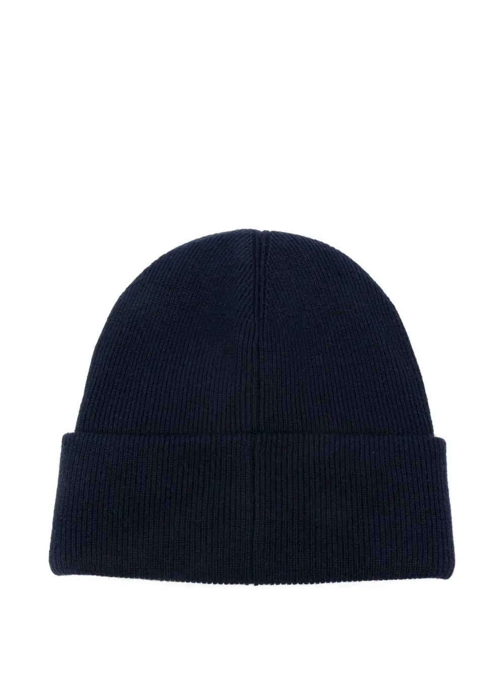 Moose Knuckles logo-plaque beanie - Blauw