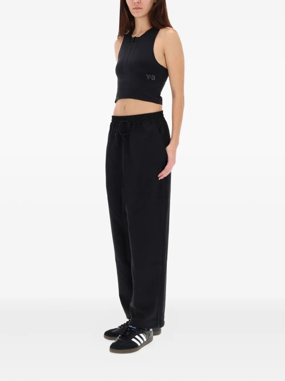 Y-3 zip cut-out top | Vests & Tank Tops | Image 2