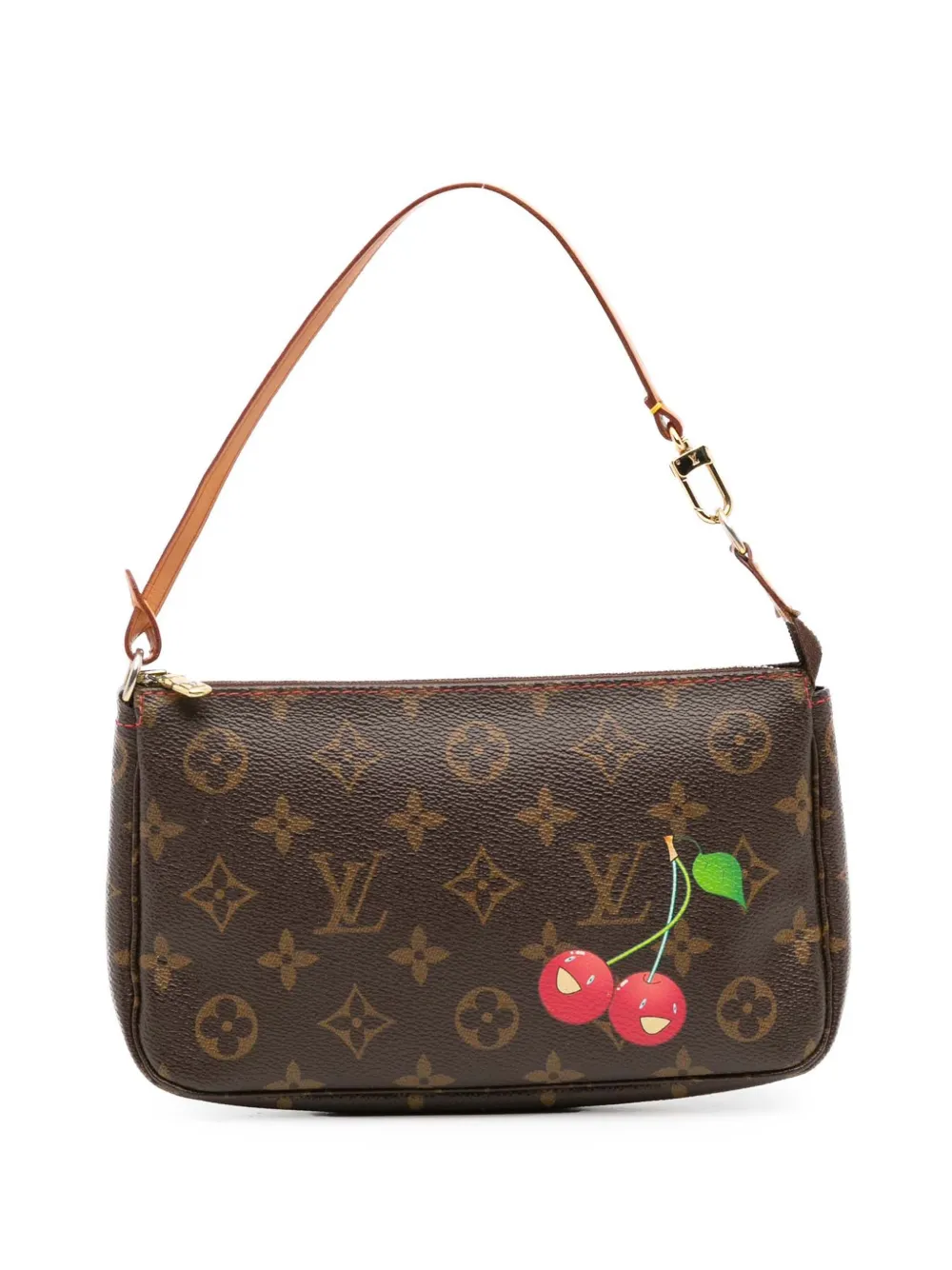 Louis Vuitton Pre-Owned 2005 村上隆 モノグラム チェリー ポシェット アクセソワール ショルダーバッグ - Louis Vuitton Pre-Owned 2005 村上隆 モノグラム チェリー ポシェット アクセソワール ショルダーバッグ -