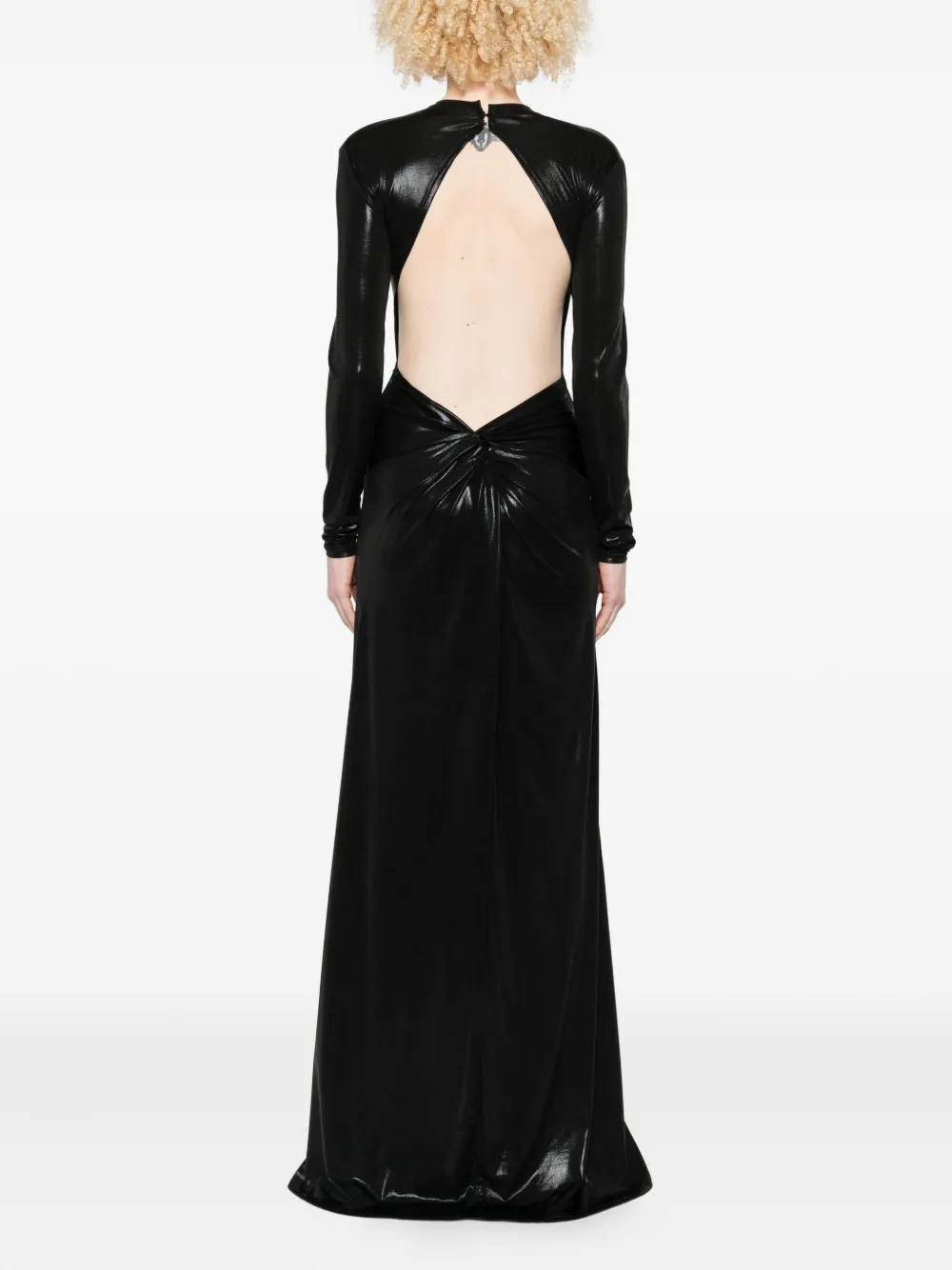 MIAU by Clara Rotescu Jurk met lange mouwen Zwart