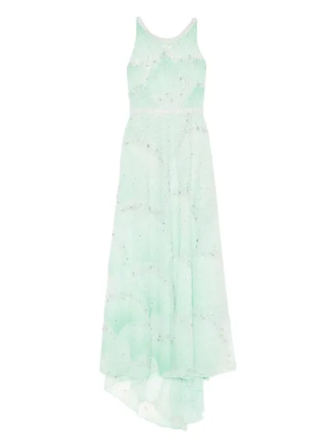 MIAU by Clara Rotescu bead-embellished maxi dress