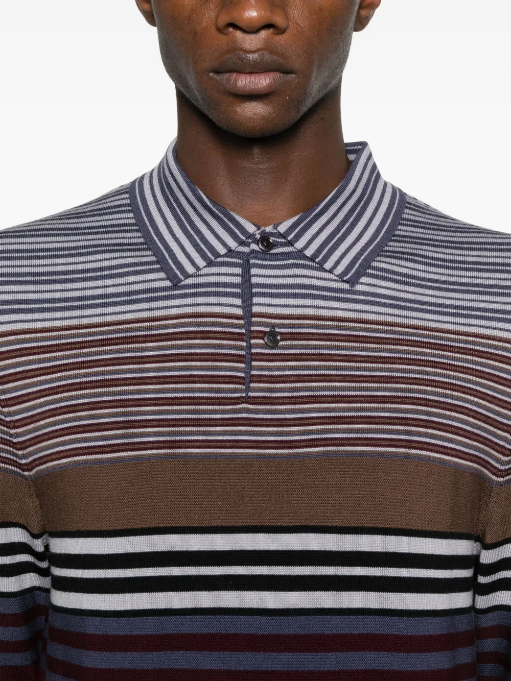 PS Paul Smith Gestreept poloshirt Paars