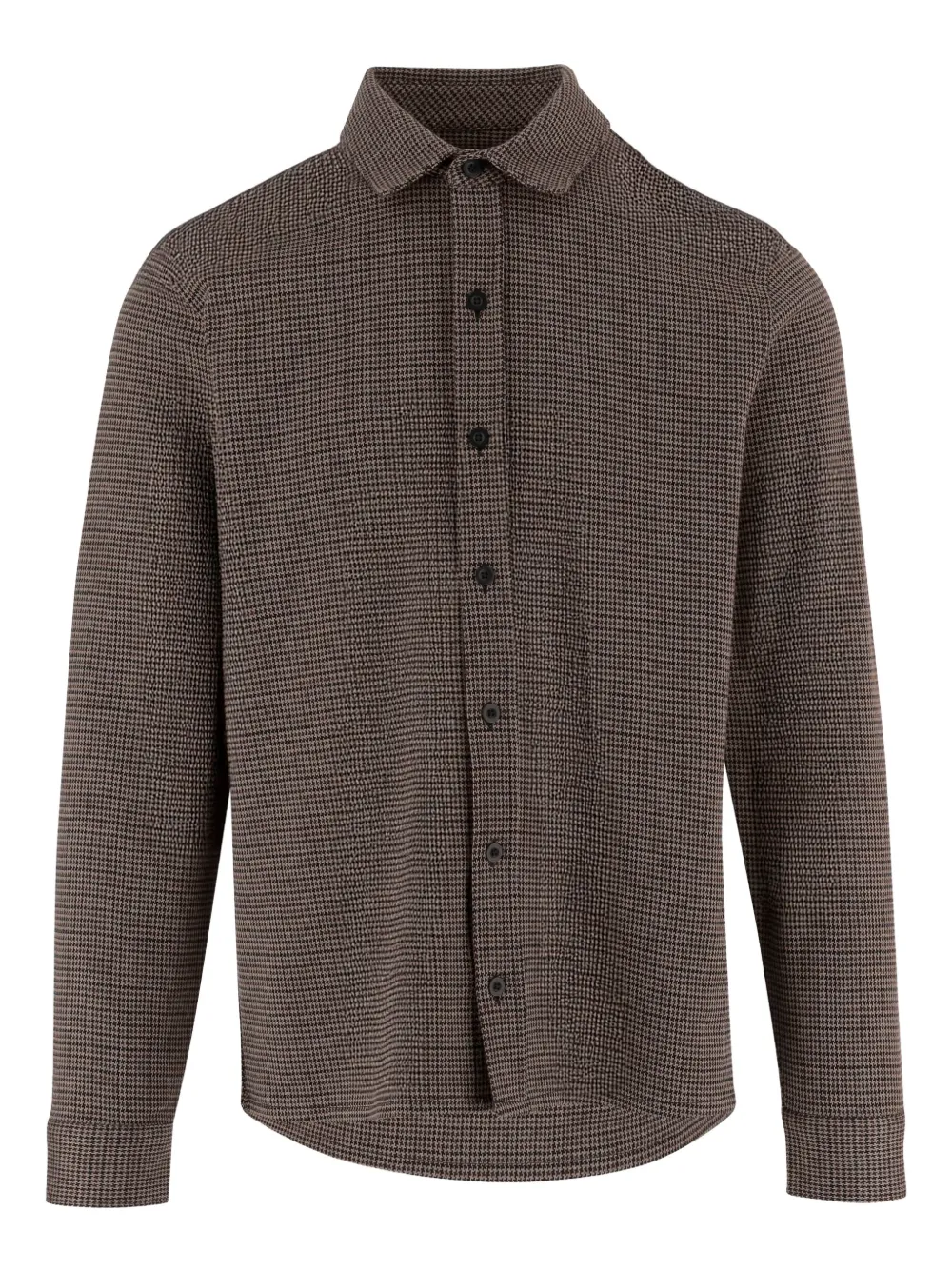 Vince check-print shirt | Brown | Image 1