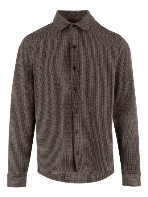 Vince camisa con estampado de cuadros