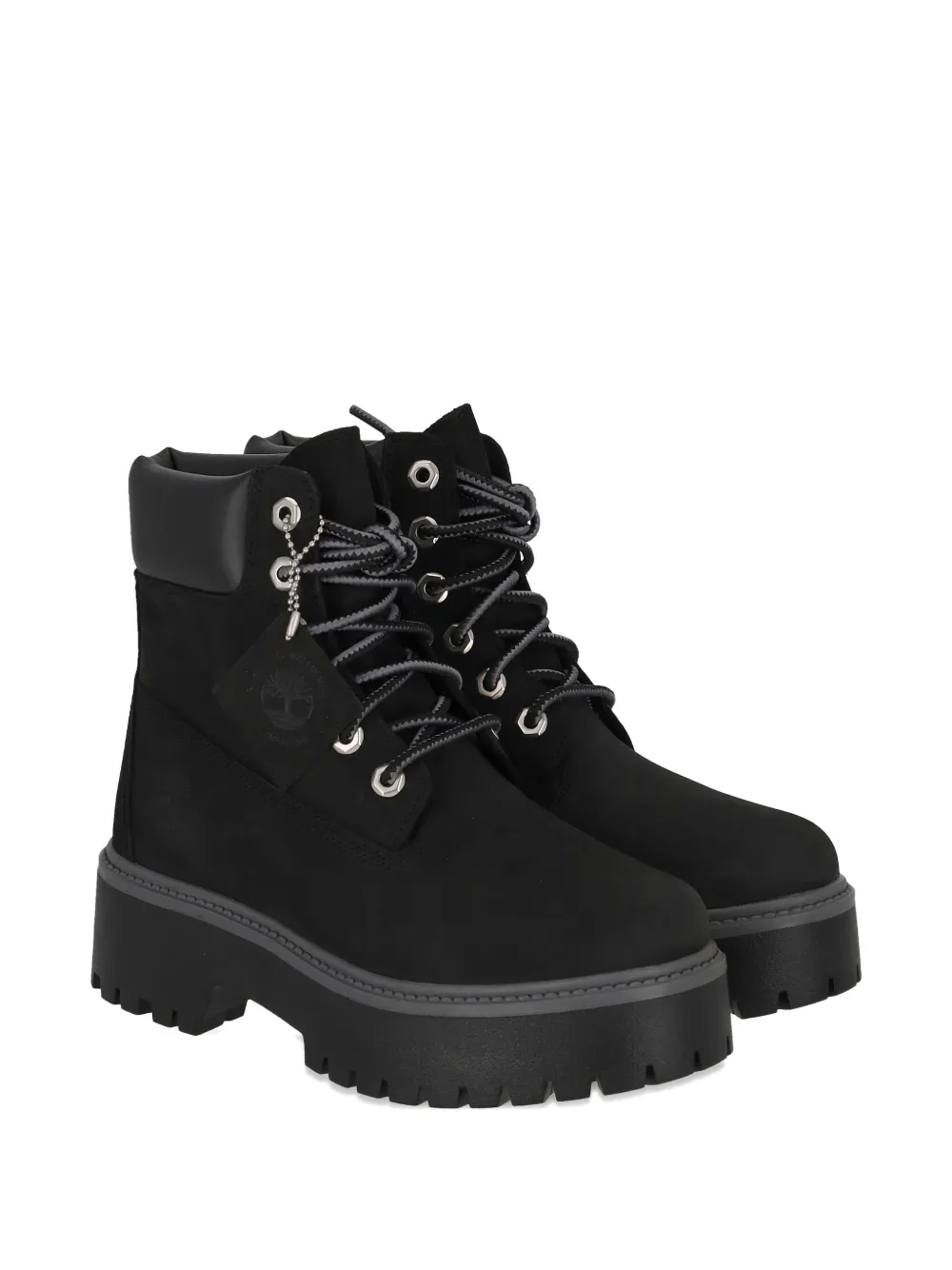 Timberland suede lace-up boots Black