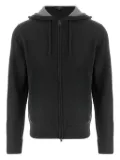 Vince cashmere zip-up sweatshirt - Black