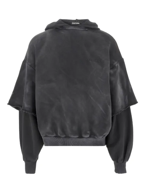 CULTURA layered-sleeve hoodie