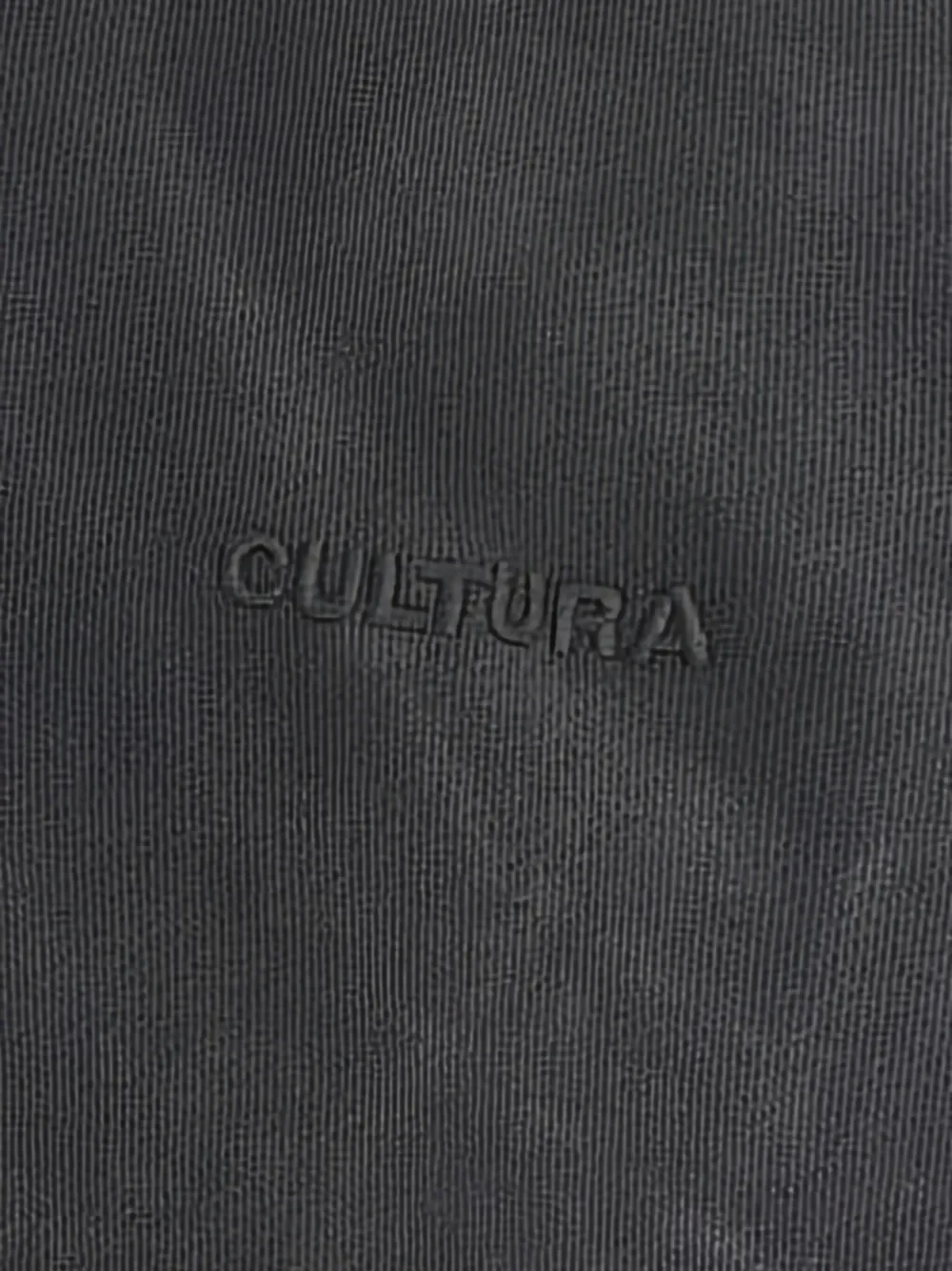 Cultura Cotton Hoodie With Layered Sleeves In Gray