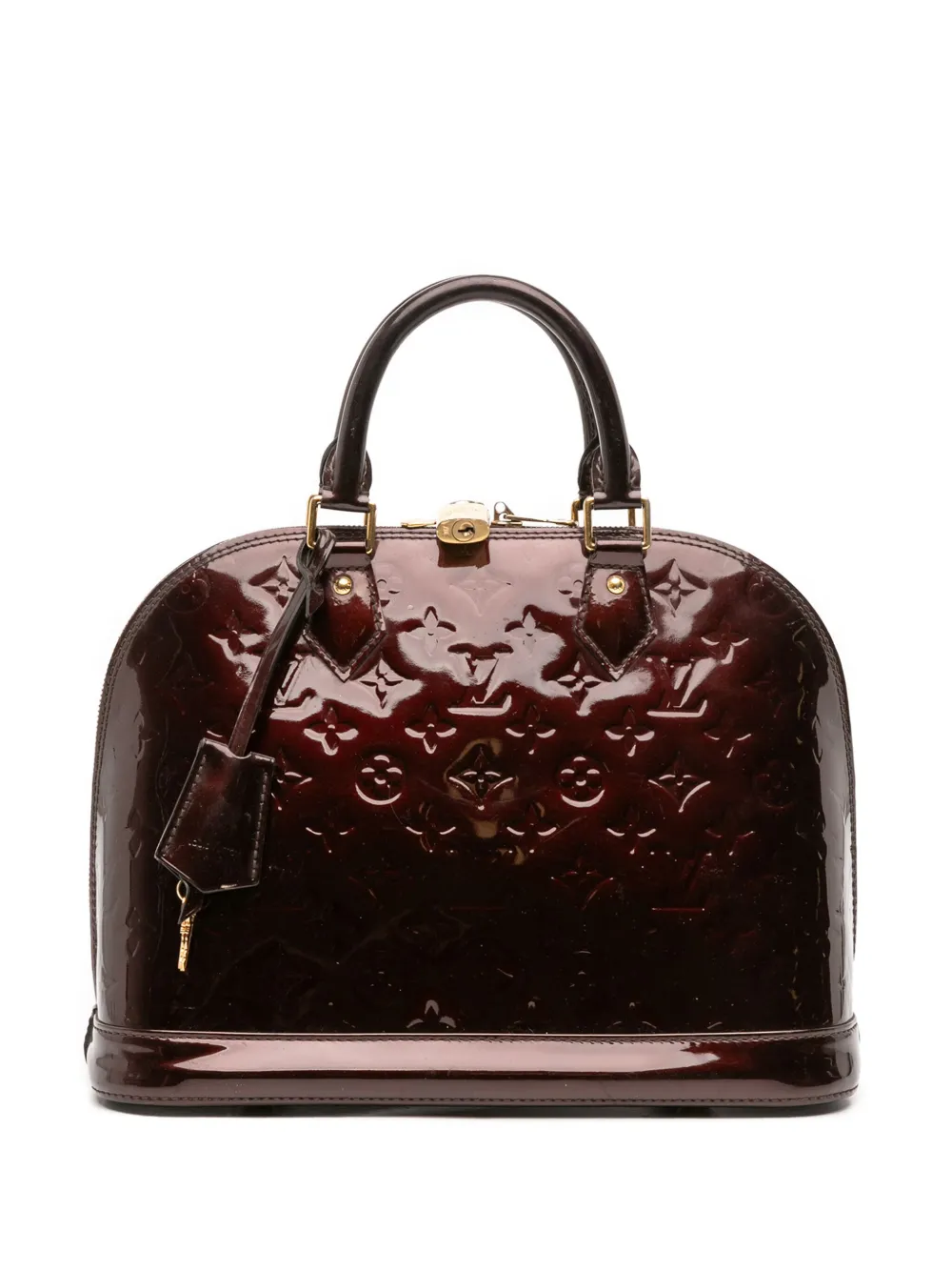 Louis Vuitton Pre-Owned 2012 モノグラム ヴェルニ アルマ PM ハンドバッグ - レッド Louis Vuitton Pre-Owned 2012 モノグラム ヴェルニ アルマ PM ハンドバッグ - レッド
