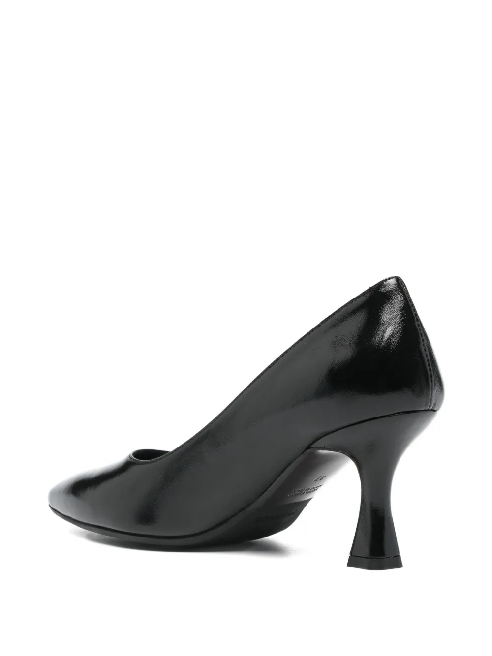 MELLUSO 70 mm leren pumps met puntige neus Zwart