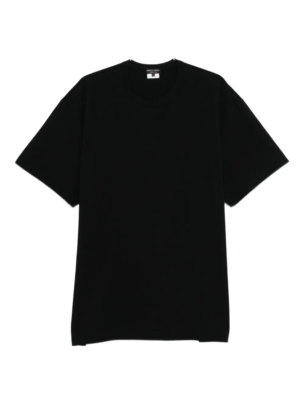 Comme des Garçons Homme Plus cotton T-shirt | Black | Image 1