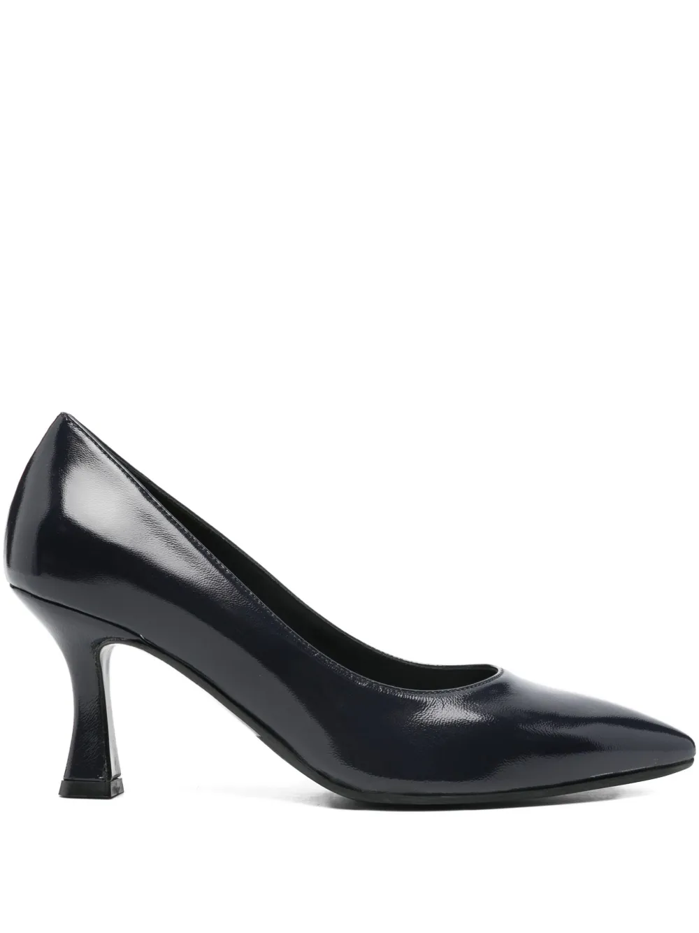 MELLUSO 70mm pointed leather pumps | Blue | Image 1