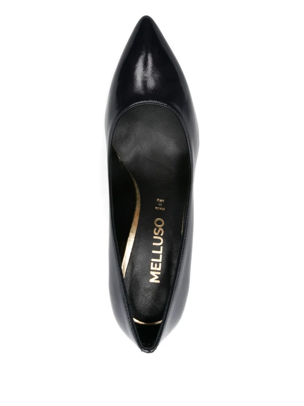 MELLUSO 70 mm leren pumps met puntige neus Blauw