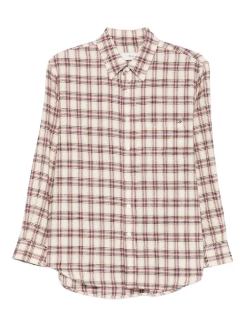DUNST checked long-sleeve shirt