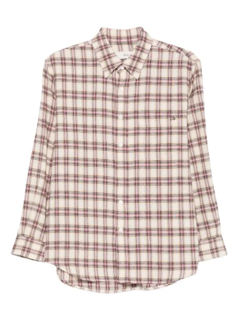 DUNST checked long-sleeve shirt