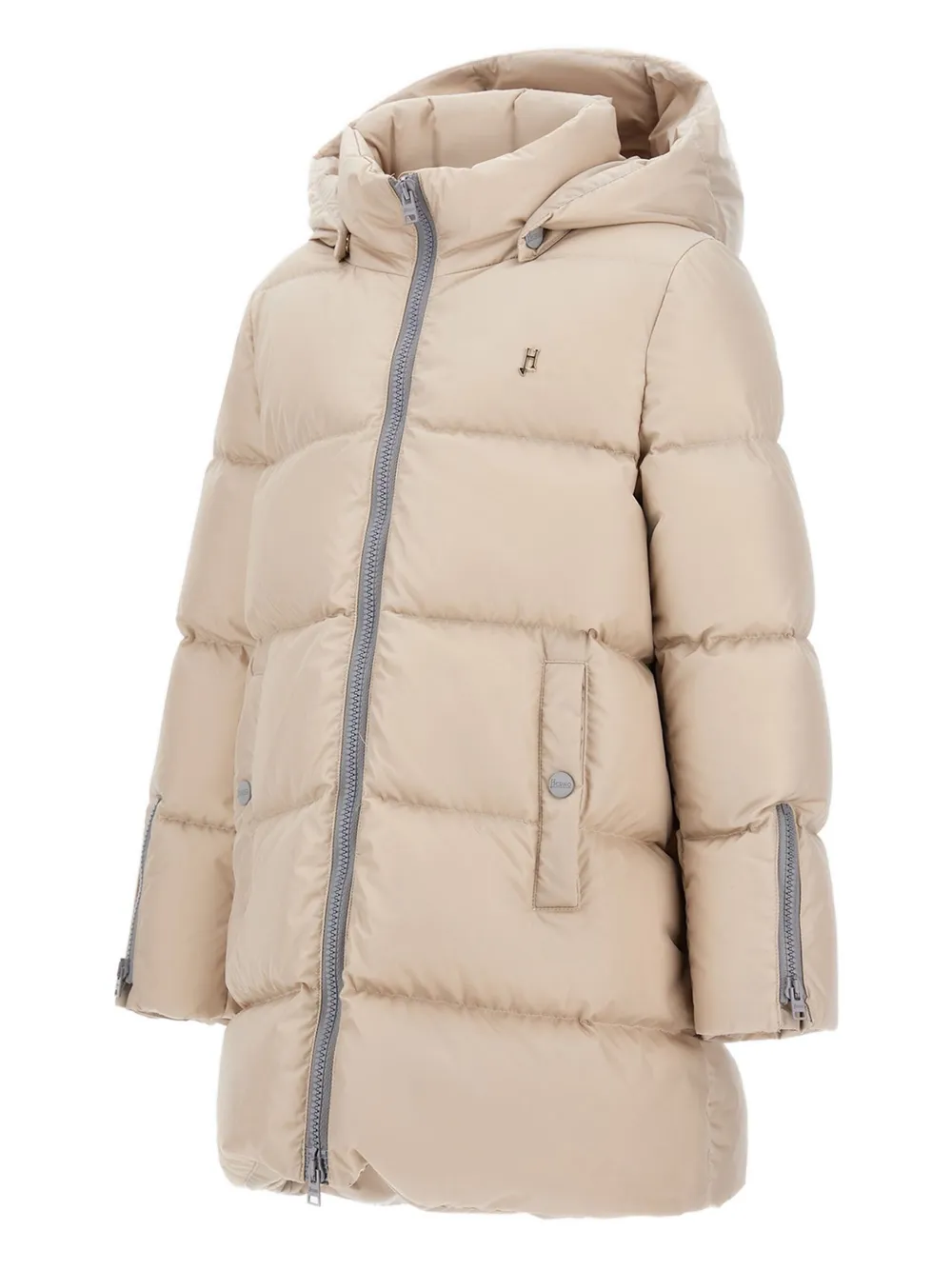 Herno Kids Gewatteerde jas Beige