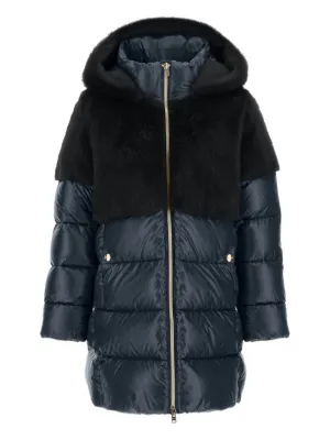 HERNO】KIDS フェイクファー付きコート ☆ 大人もOK！ 14A 