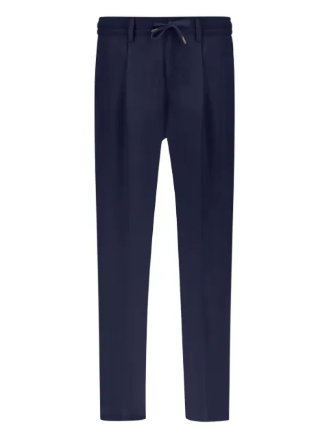 Herno drawstring straight-leg trousers