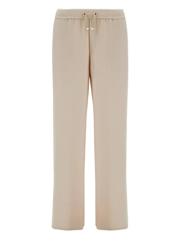 Herno Elastic-waist Trousers in Neutrals