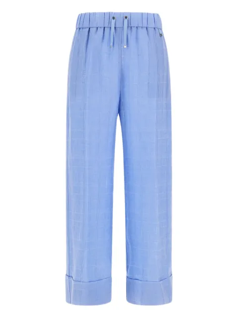 Herno elastic-waist trousers