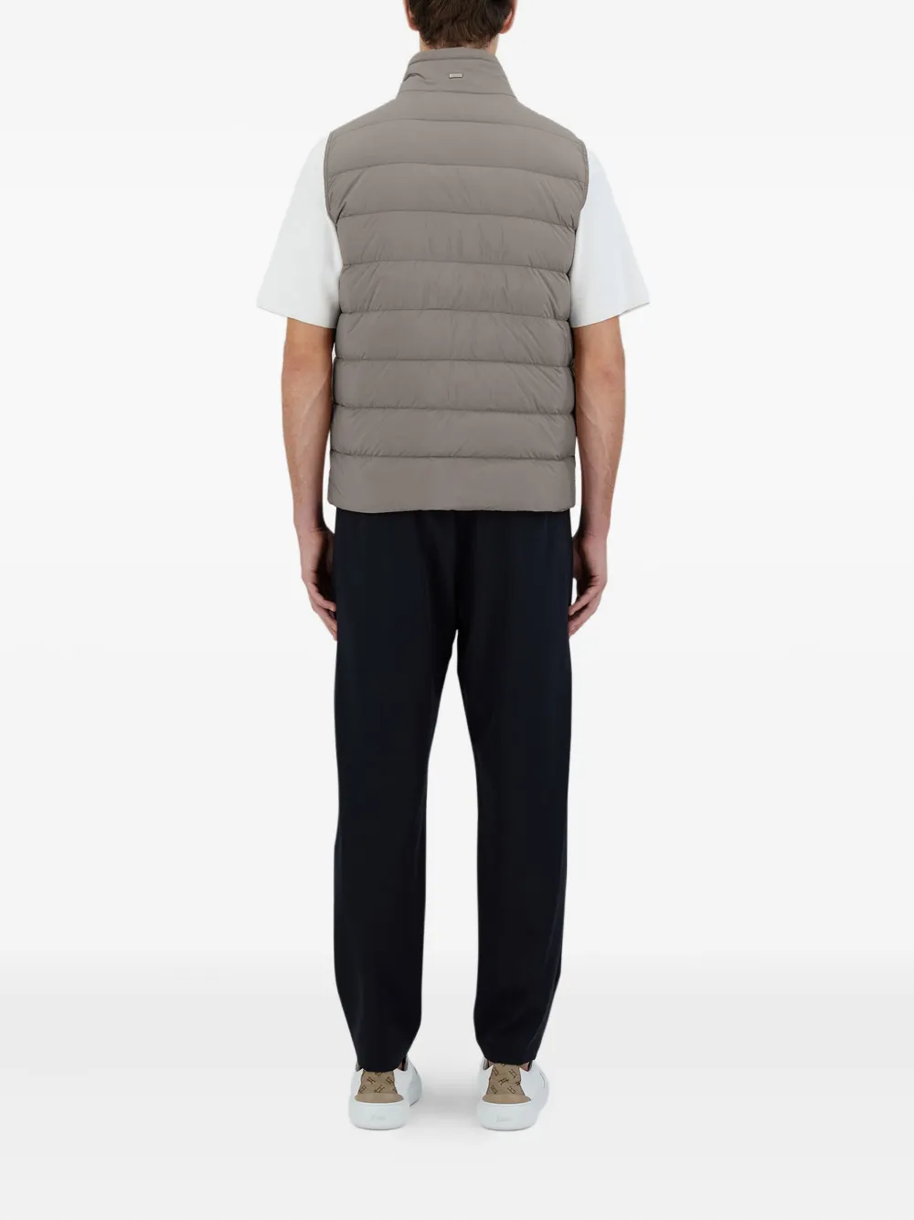 Herno Bodywarmer met rits Grijs