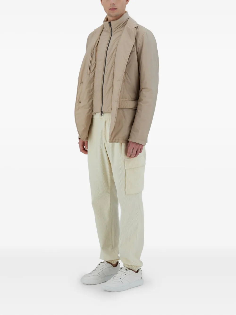  Herno Quilted Single-breasted Blazer - Neutrals 