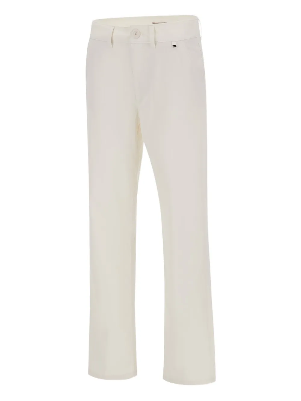 Herno Pantaloni con targhetta logo - Bianco