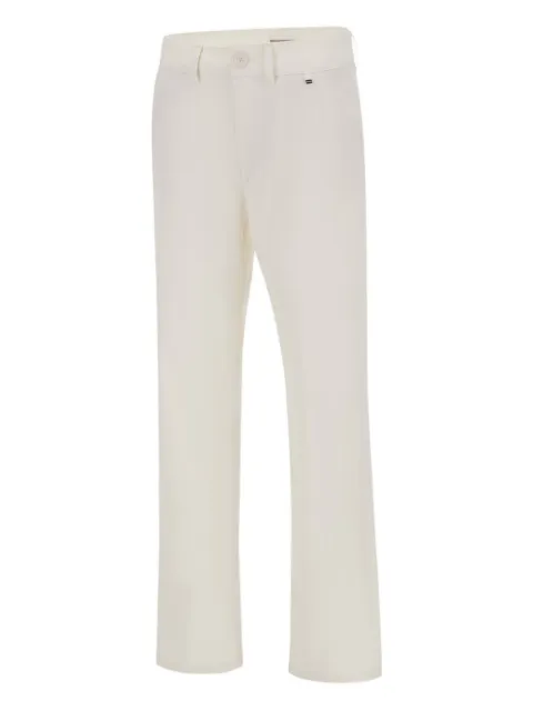 Herno logo-tag trousers