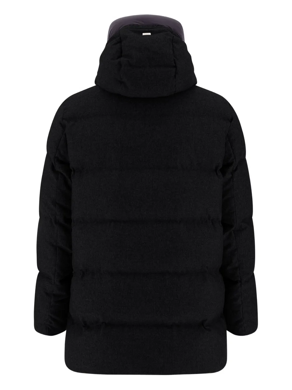 Herno Gevoerd jack met capuchon Zwart