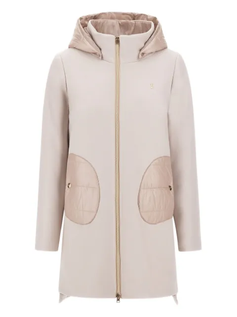 Herno Kids hooded quilted-panels coat