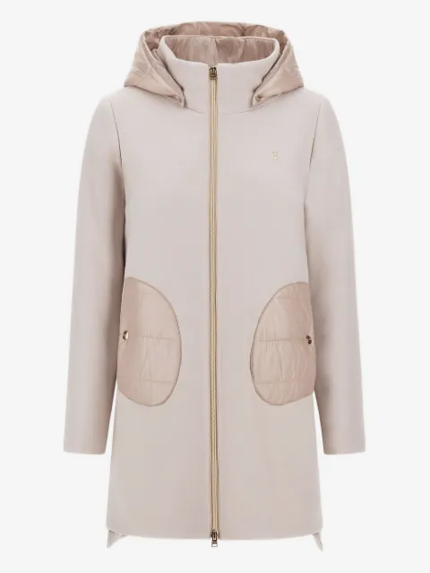 Herno Kids manteau à empiècement matelassé