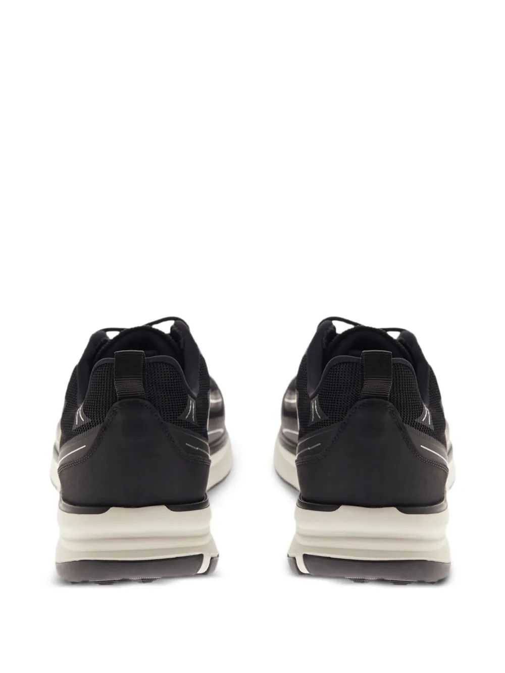 Herno Nylon Trainers With Rubberised Details In Burgundy