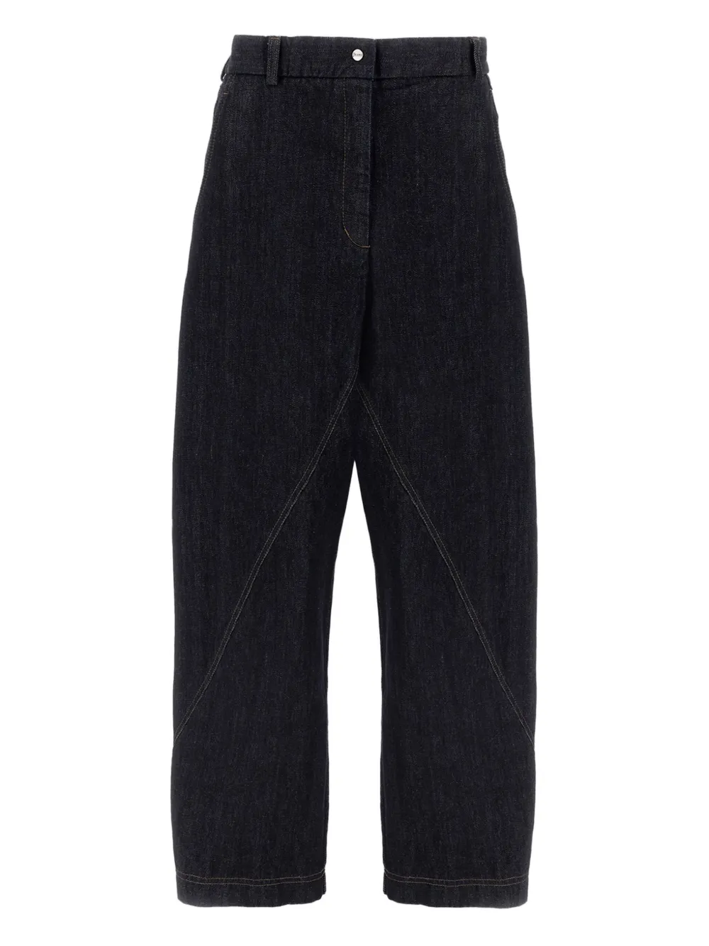 Herno Jeans con design a inserti - Nero