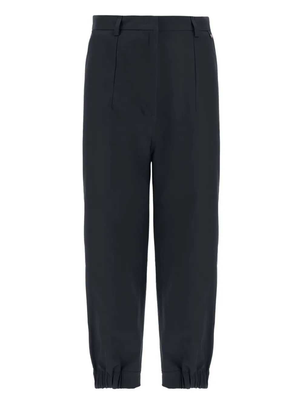 Herno Pantaloni con risvolti elasticizzati - Blu