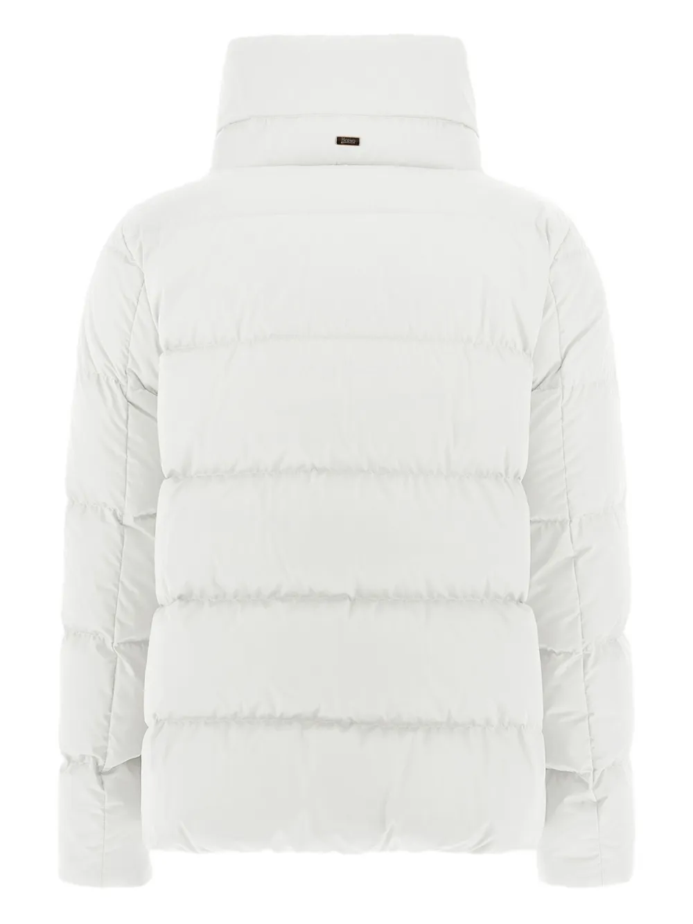 Herno Quilted Down Jacket High Neck In White