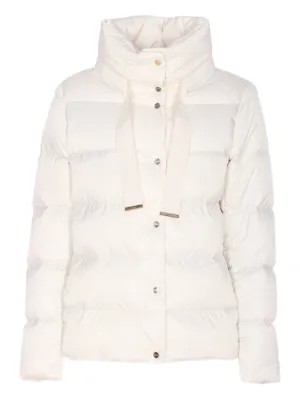 Herno フーデッド パデッドジャケット | ホワイト | FARFETCH JP