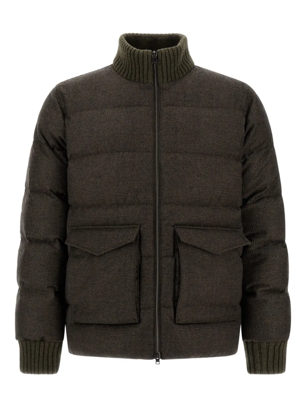 Herno check-pattern quilted jacket | Down Jackets | Image 2