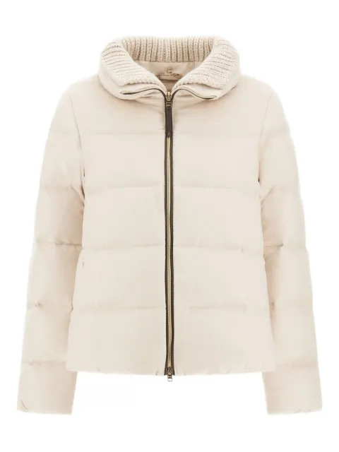 Herno veste matelassée à rayures