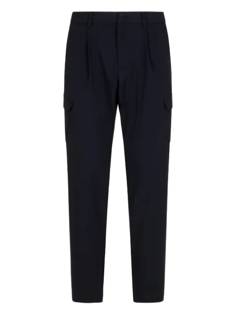 Herno elasticated-waist cargo trousers