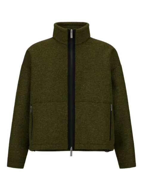 Herno veste zippée à col montant