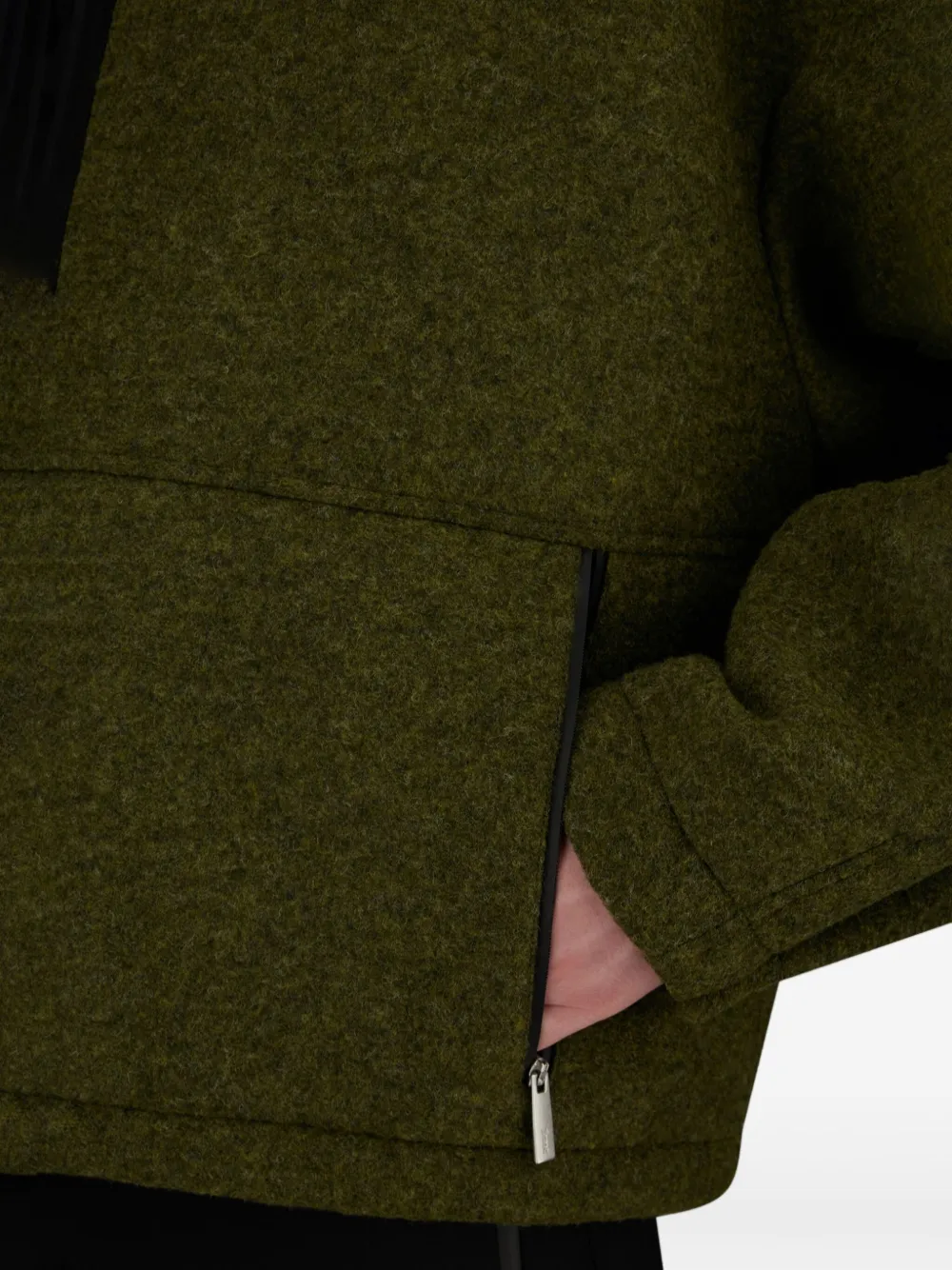 Herno Jack met hoge hals Groen