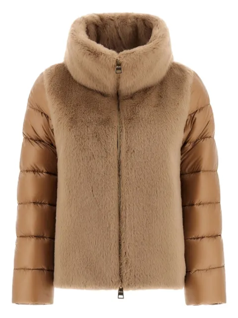 Herno faux-fur quilted jacket