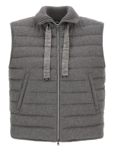 Herno high-neck quilted vest