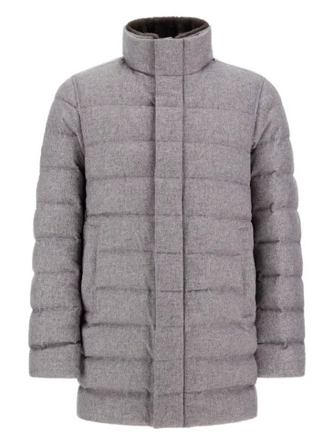 Herno high-neck long-sleeve coat