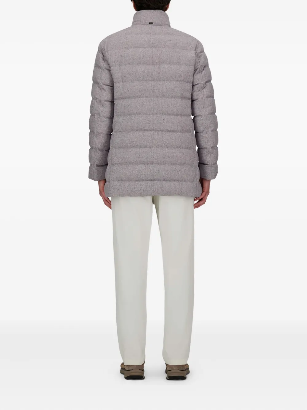 Herno Jas met hoge hals en lange mouwen Grijs