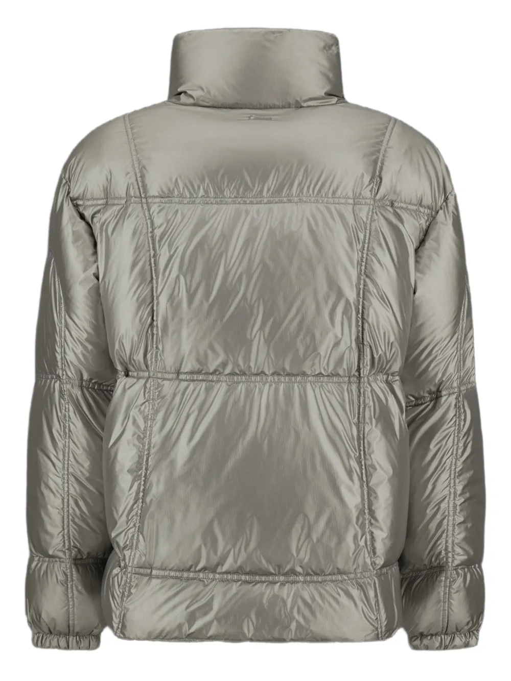 Laminar Metallic Shield Down Jacket With Titanium Coating Clothing In Gray