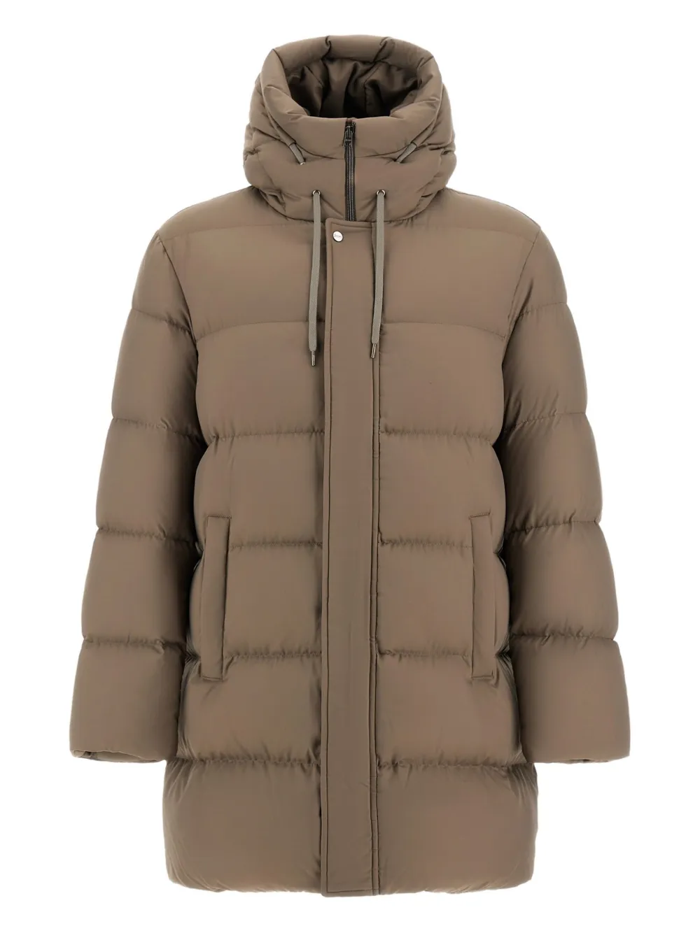 Herno hooded padded jacket | Brown | Image 1