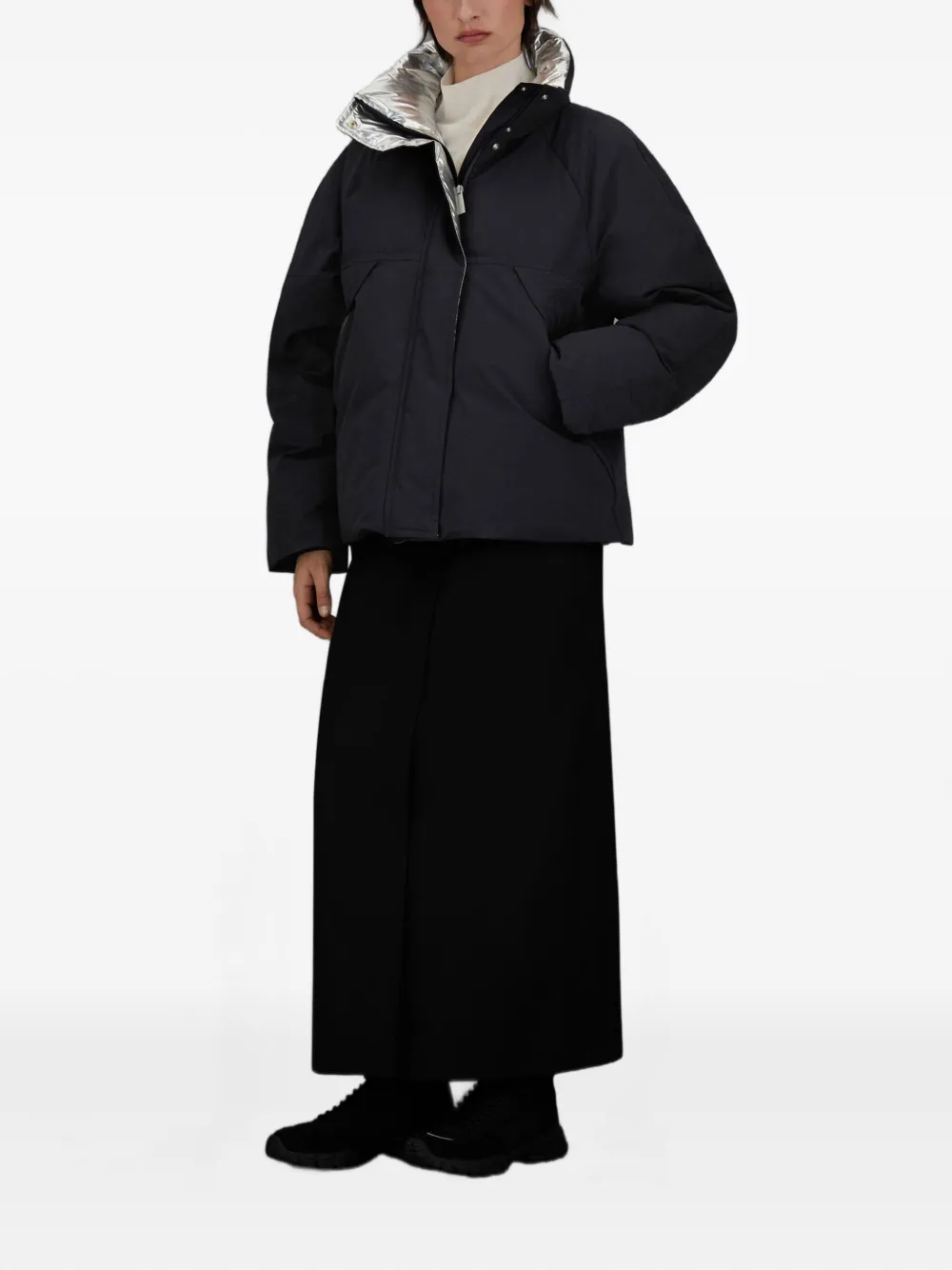  Herno High-neck Padded Jacket - Black 