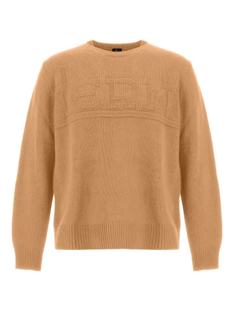 Herno logo-jacquard sweater